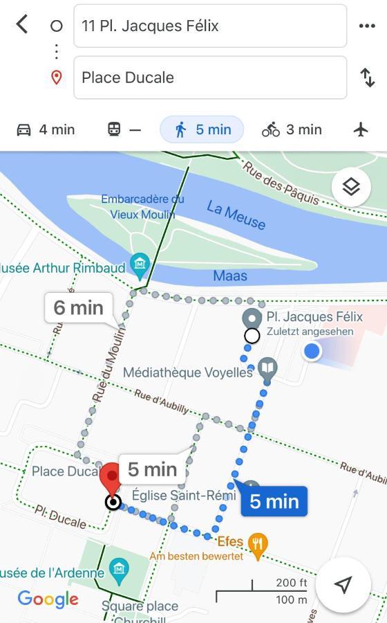 Appartamento Triplex Plein Coeur Du Centre Historique Charleville-Mézières Esterno foto